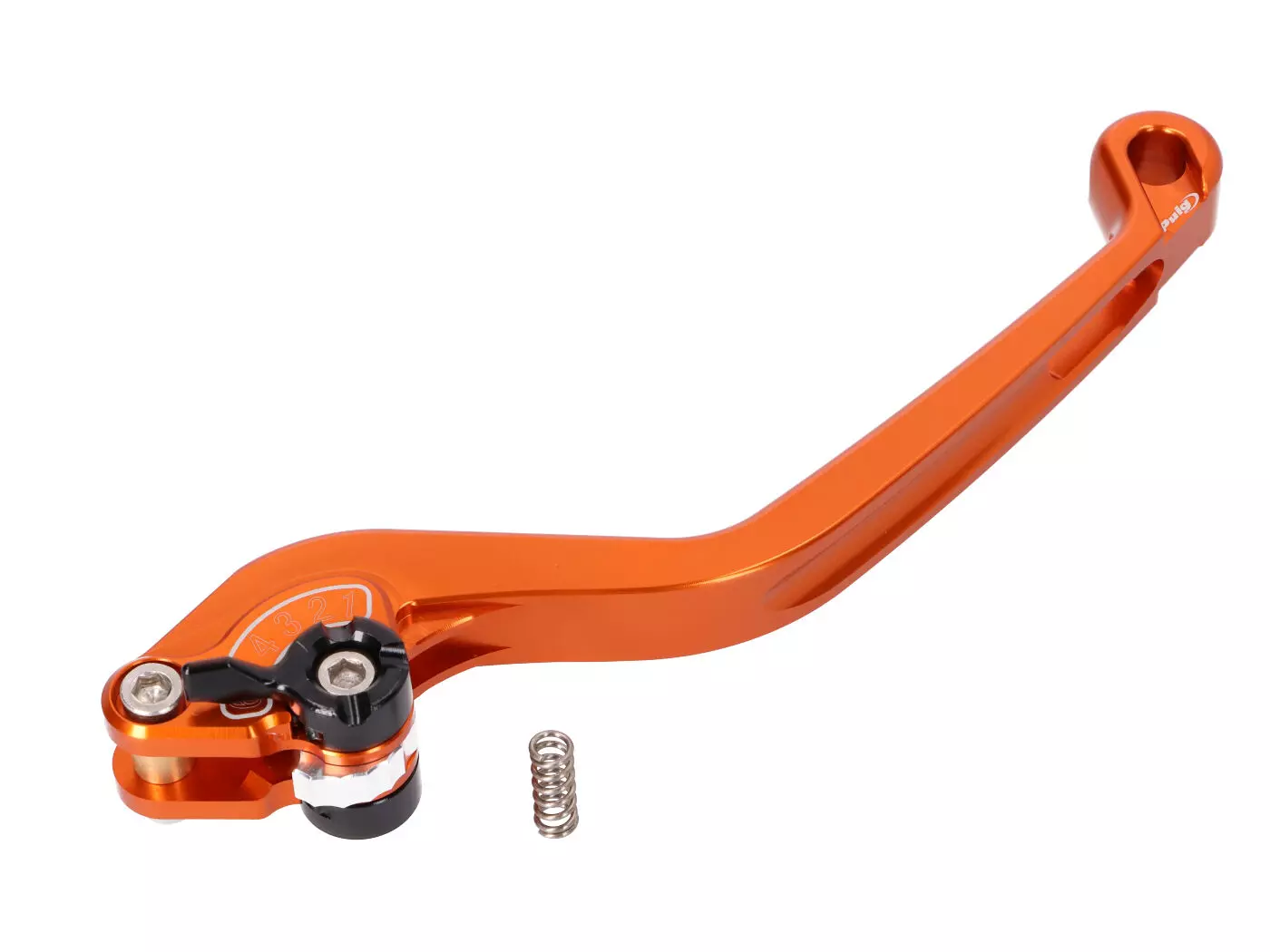 Buy now: Front Brake Lever Puig 2.0 Adjustable - Orange Black Front Brake Lever Puig 2.0 Adjustable - Orange Black