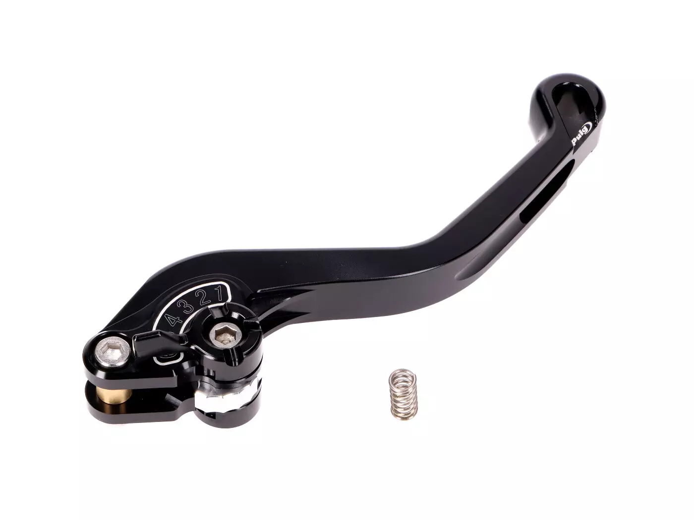 Front Brake Lever Puig 2.0 Adjustable, Short - Black