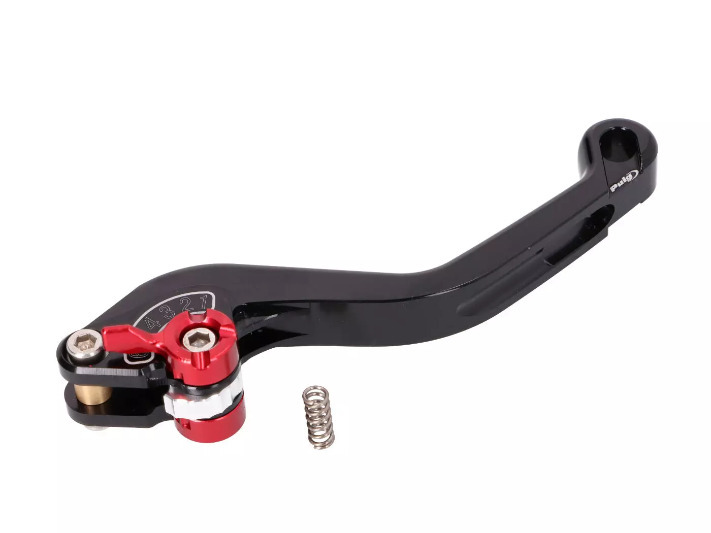 Buy now: Front Brake Lever Puig 2.0 Adjustable, Short - Black Red Front Brake Lever Puig 2.0 Adjustable, Short - Black Red