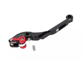 Front Brake Lever Puig 2.0 Adjustable, Extendable Folding  - Black Red