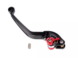 Clutch Lever / Rear Brake Lever Puig 2.0 Adjustable, Folding - Black Red