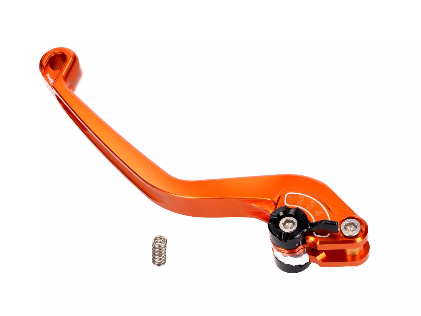 Buy now: Clutch Lever / Rear Brake Lever Puig 2.0 Adjustable - Orange Black Clutch Lever / Rear Brake Lever Puig 2.0 Adjustable - Orange Black