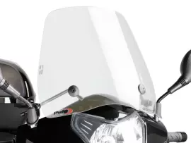 Windshield Puig Trafic Transparent / Clear For Honda SH 125i, SH 150i, SH 300i