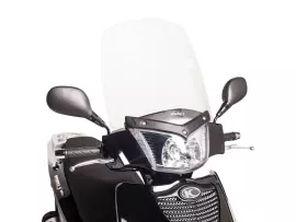 Windshield Puig T.S. Transparent / Clear For Kymco People S 50, 125, 200i, 300i (07-14)