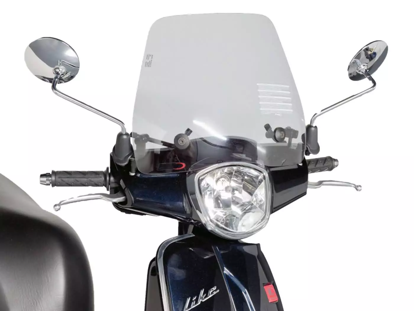 Windshield Puig Trafic Smoke For Kymco Like 50, 125, 200i (09-14)