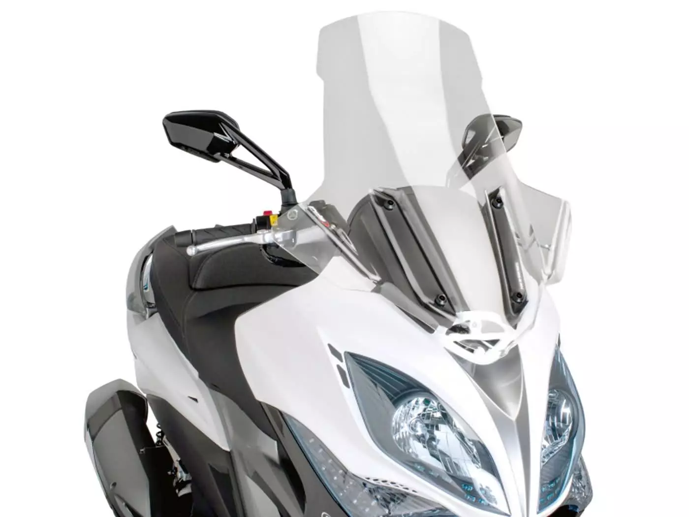 Buy now: Windshield Puig V-Tech Line Touring Transparent / Clear For Kymco Xciting 400i Windshield Puig V-Tech Line Touring Transparent / Clear For Kymco Xciting 400i