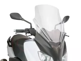 Windshield Puig V-Tech Line Touring Transparent / Clear For Yamaha X-Max 125 YP125R 10-14