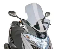 Windshield Puig V-Tech Line Touring Smoke For Kymco Grand Dink, Yager GT 300i