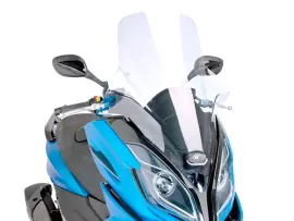 Windshield Puig V-Tech Line Touring Transparent / Clear For Kymco K-XCT 125i, 300i