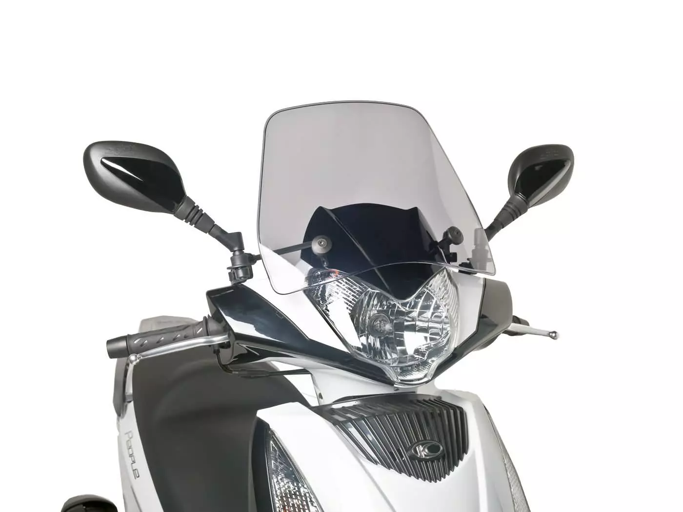 Windshield Puig Trafic Smoke For Kymco People GT 125i, 200i, 300i (10-14)