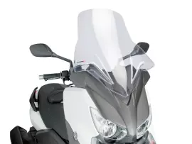 Windshield Puig V-Tech Line Touring Transparent / Clear For Yamaha X-Max 125, 250, 400 2014