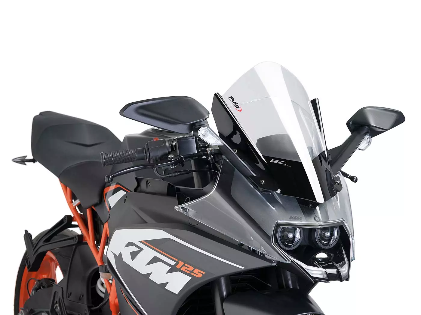 Buy now: Windshield Puig Z-Racing Transparent For KTM RC 125, 200, 390 14 Windshield Puig Z-Racing Transparent For KTM RC 125, 200, 390 14