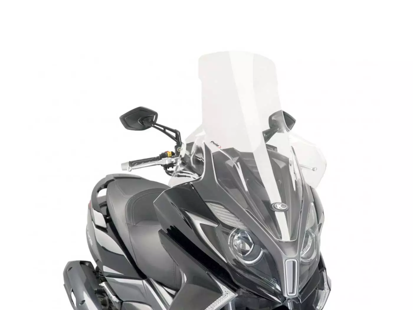 Buy now: Windshield Puig V-Tech Line Touring Transparent / Clear For Kymco New Downtown 125, 350 2015 Windshield Puig V-Tech Line Touring Transparent / Clear For Kymco New Downtown 125, 350 2015