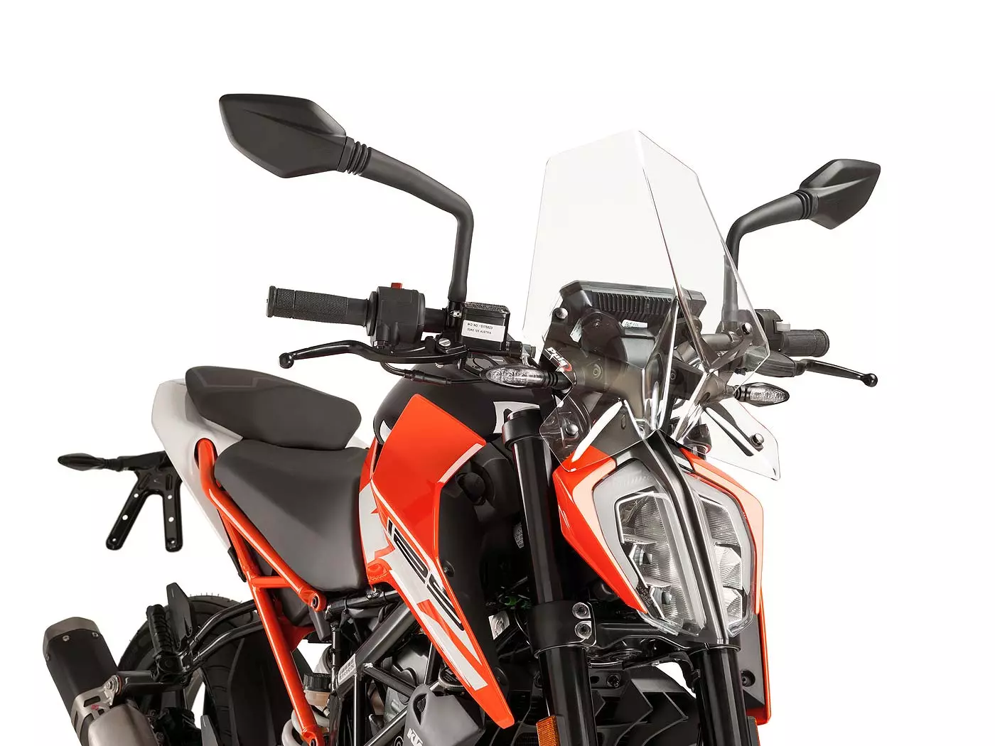 Buy now: Windshield Puig New Generation Sport Transparent For KTM Duke 125, 200, 390 17 Windshield Puig New Generation Sport Transparent For KTM Duke 125, 200, 390 17
