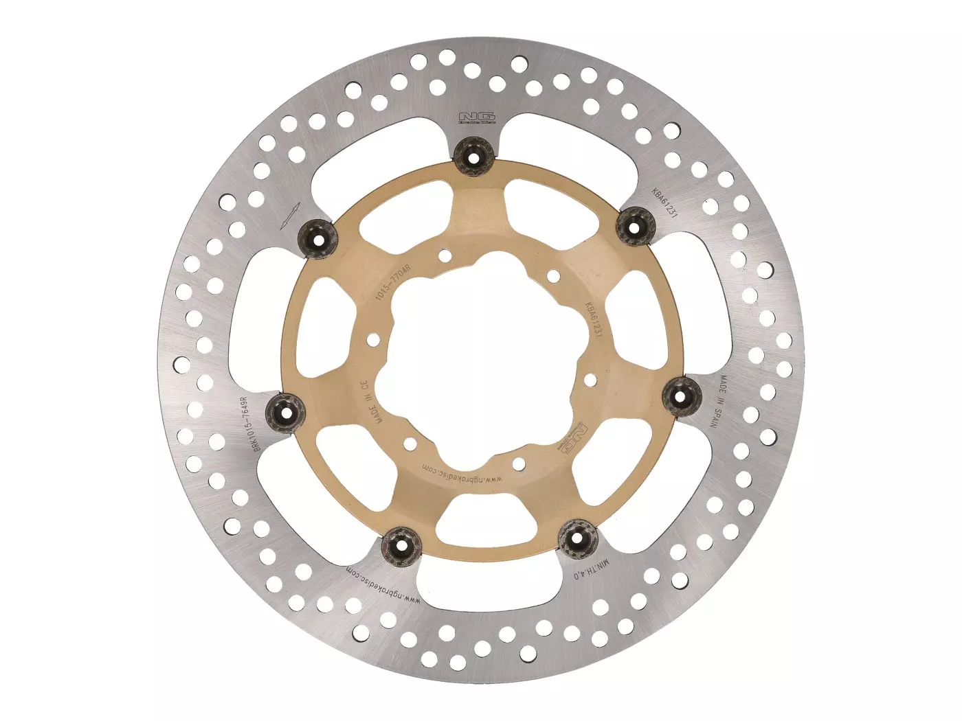 Buy now: Brake Disc NG Floating Type Seconds/ B-Stock For Honda CBR 1000 06-07, VTR 1000 00-07 Front Brake Disc NG Floating Type Seconds/ B-Stock For Honda CBR 1000 06-07, VTR 1000 00-07 Front