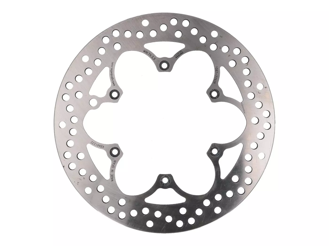 Buy now: Brake Disc NG Seconds/ B-Stock For Beta Alp, Urban, Malaguti Spidermax Brake Disc NG Seconds/ B-Stock For Beta Alp, Urban, Malaguti Spidermax