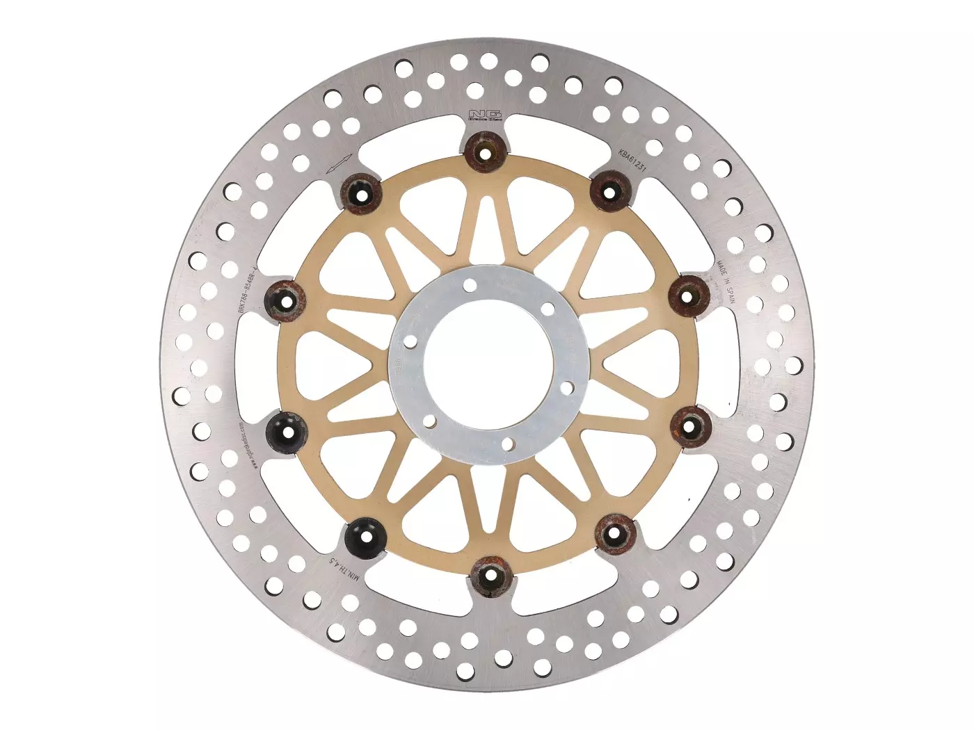 Buy now: Brake Disc NG Floating Type Seconds/ B-Stock For Honda CB1300, CBR XX, CB1100 X11 Front Brake Disc NG Floating Type Seconds/ B-Stock For Honda CB1300, CBR XX, CB1100 X11 Front