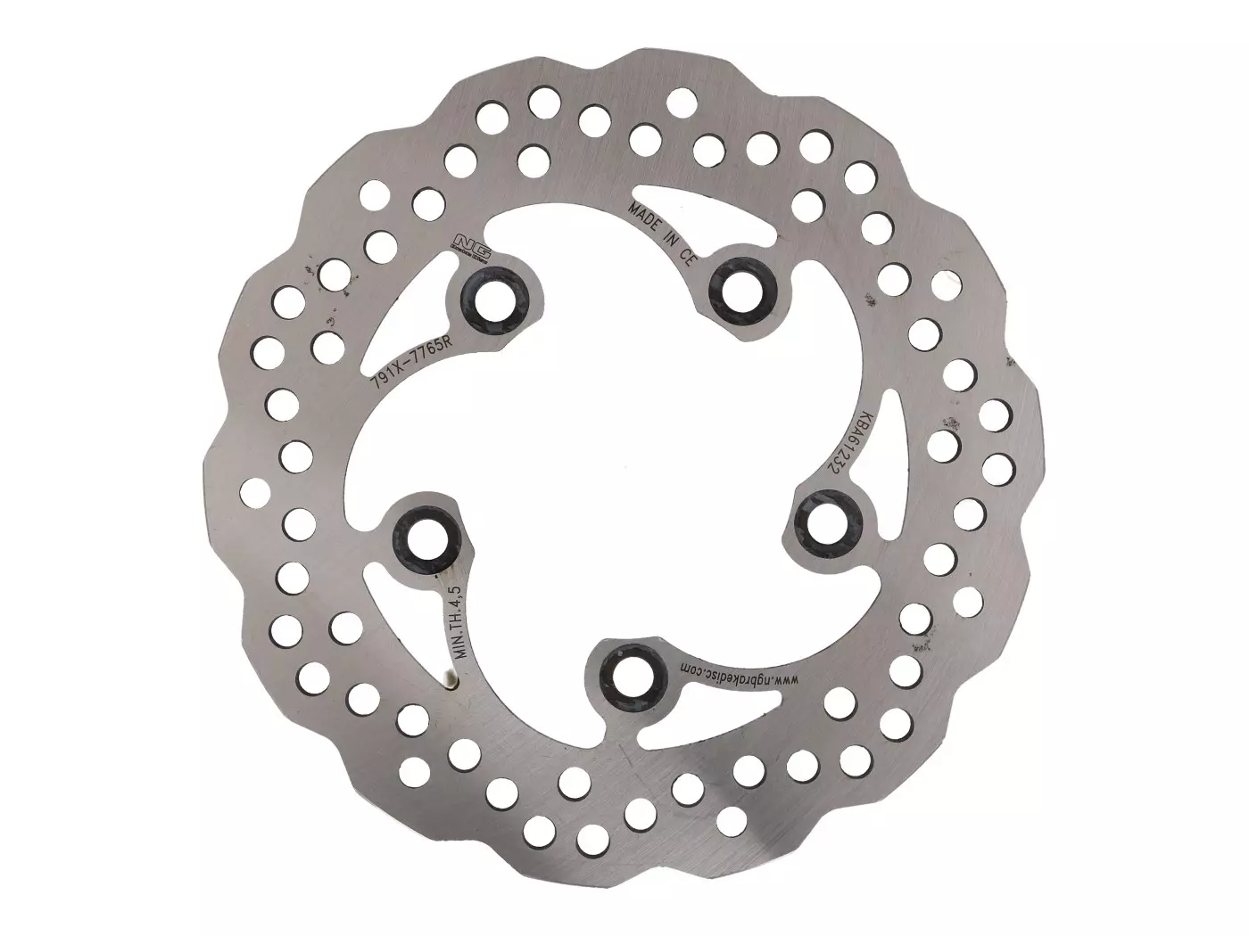 Buy now: Brake Disc NG Wavy Seconds/ B-Stock For Suzuki GSX-F, GSX-R, R, SV, TL Rear Brake Disc NG Wavy Seconds/ B-Stock For Suzuki GSX-F, GSX-R, R, SV, TL Rear