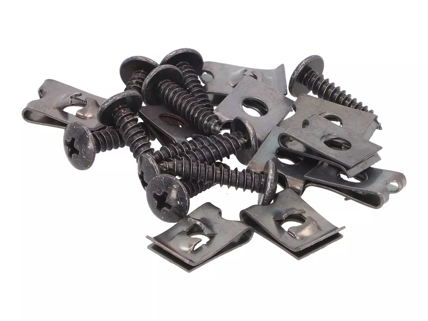 Buy now: Fairing Screw Set W/ Speed Nuts 4mm Centered Bore Fairing Screw Set W/ Speed Nuts 4mm Centered Bore