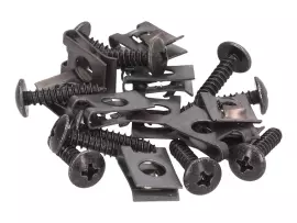 Fairing Screw Set W/ Speed Nuts 4mm Offset Borehole