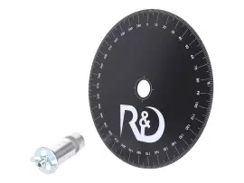 Degree Wheel R&D Ø 180mm W/ M10, M12 Thread Adapters