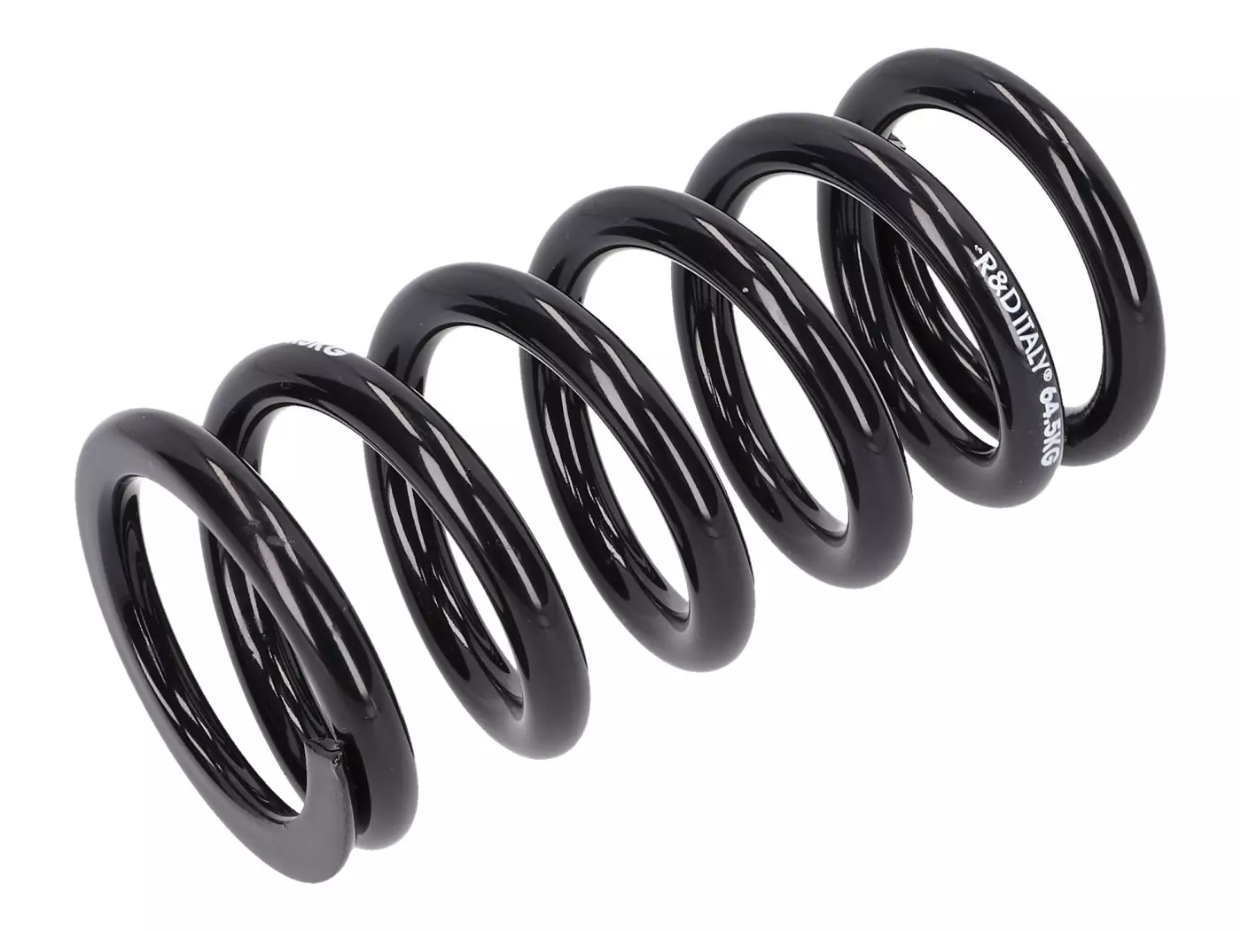 Buy now: Rear Shock Absorber Spring R&D Hard MKII 64.5kg/mm, 360lb/inch For Stage6, Öhlins, Paioli For Minarelli Rear Shock Absorber Spring R&D Hard MKII 64.5kg/mm, 360lb/inch For Stage6, Öhlins, Paioli For Minarelli