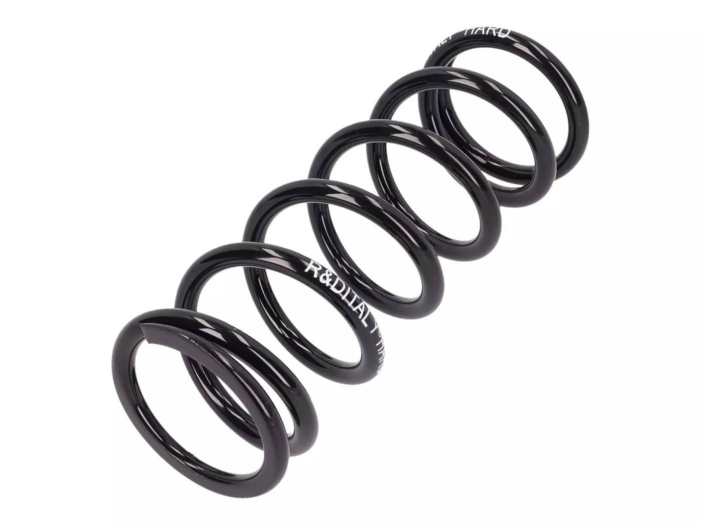 Buy now: Rear Shock Absorber Spring R&D Hard MKII 26kg/mm, 137lb/inch For Stage6, Öhlins, Paioli For Piaggio Rear Shock Absorber Spring R&D Hard MKII 26kg/mm, 137lb/inch For Stage6, Öhlins, Paioli For Piaggio