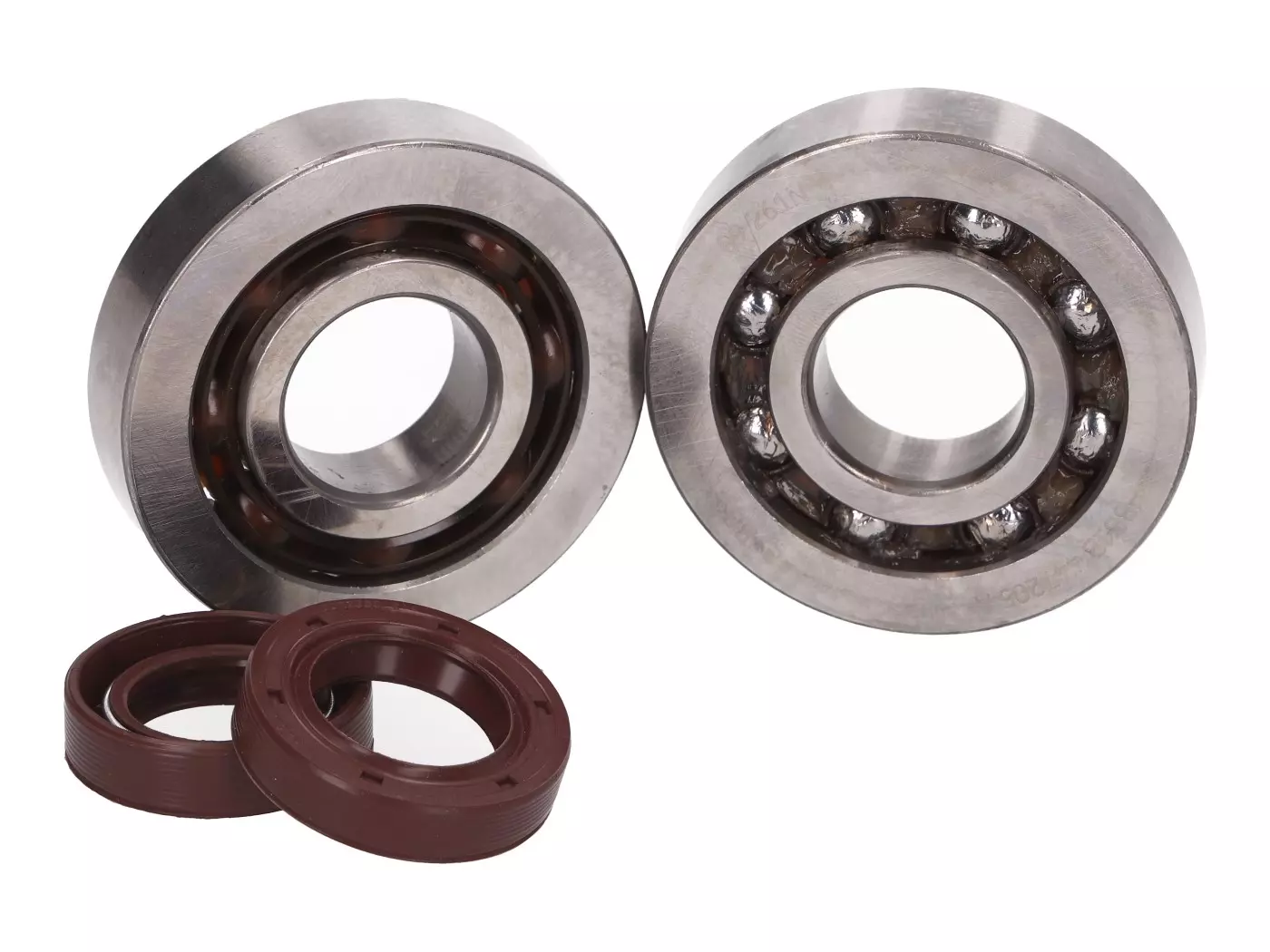 Buy now: Crankshaft Bearing Set R&D (SKF) Polyamide Cage Incl. HQ Corteco Oil Seals For Piaggio Crankshaft Bearing Set R&D (SKF) Polyamide Cage Incl. HQ Corteco Oil Seals For Piaggio