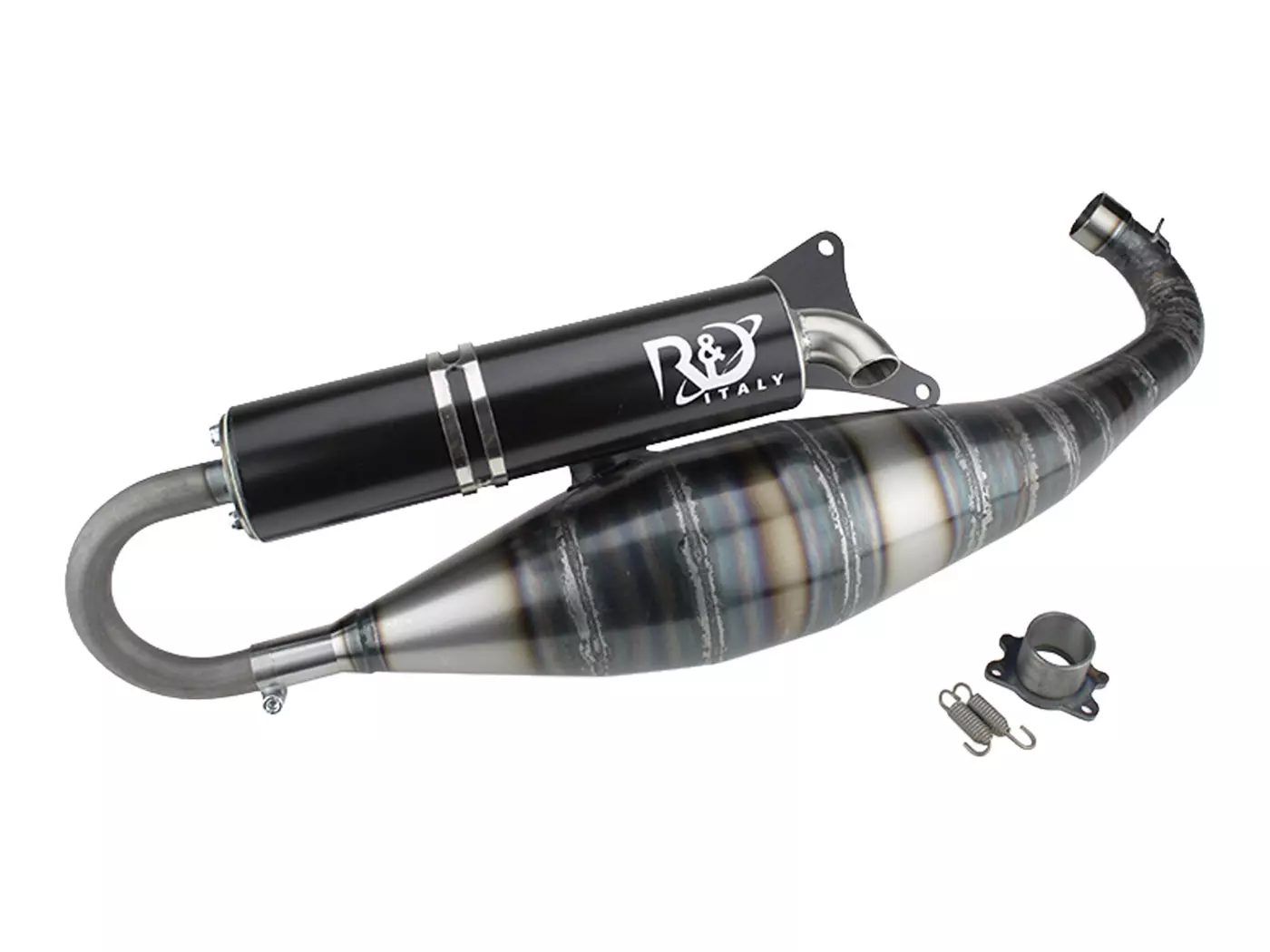 Buy now: Exhaust R&D 95cc For Stage6 R/T 95 Or R&D 950 Cylinder W/ Flange For Minarelli LC Exhaust R&D 95cc For Stage6 R/T 95 Or R&D 950 Cylinder W/ Flange For Minarelli LC