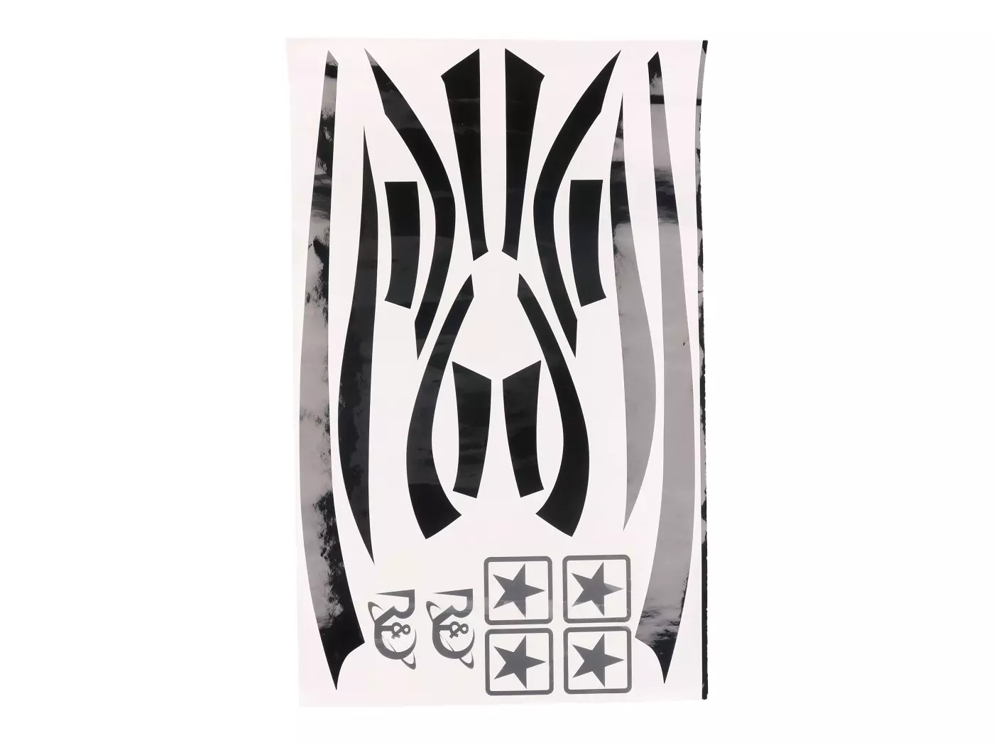 Decal Set R&D Black For Piaggio Zip 50 2T SP LC 96-99
