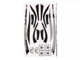 Decal Set R&D Black For Piaggio Zip 50 2T SP LC 96-99