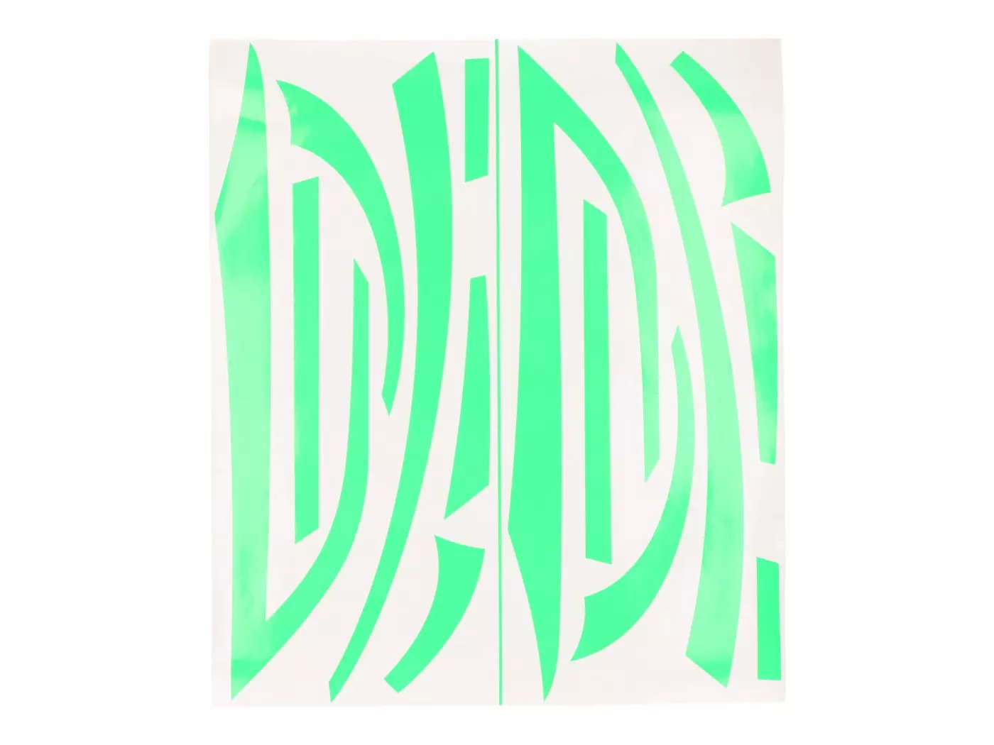 Decal Set R&D Green For Piaggio Zip 50 2T SP LC 00-13