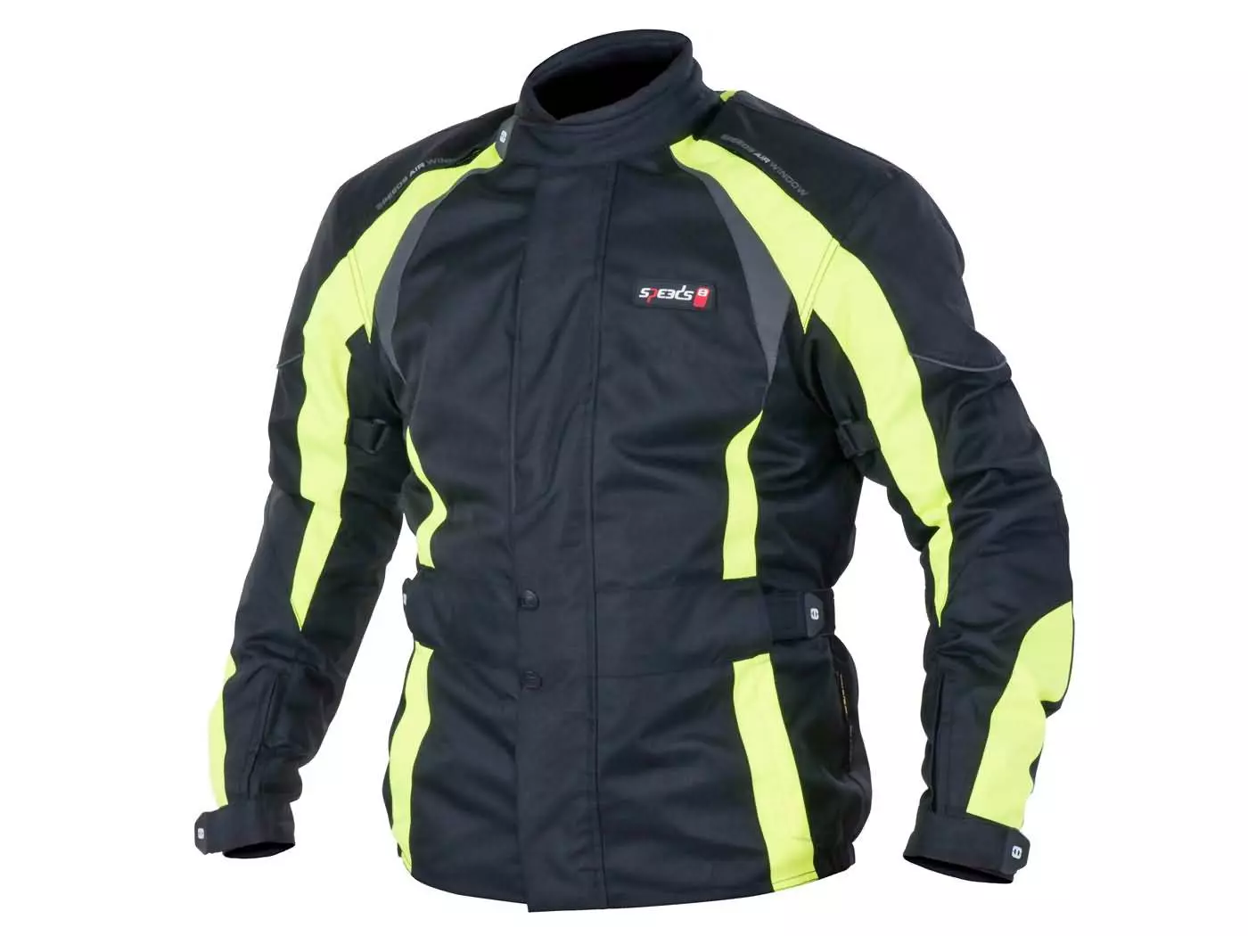 Buy now: Motorcycle Jacket Speeds Drive Black Neon-colored Size L Motorcycle Jacket Speeds Drive Black Neon-colored Size L