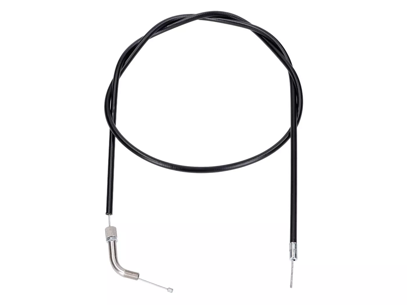 Throttle Cable W/ Elbow Schmitt Premium For Puch Maxi MKII