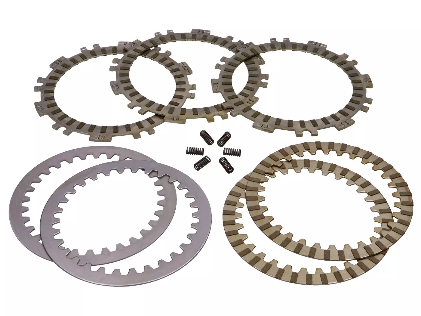 Clutch Plate Set Top Performances Reinforced For Piaggio Engine 350cc