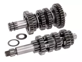 Gearbox Primary And Secondary Shaft Kit 6-speed TP Racing For Minarelli AM6 1st And 2nd Series