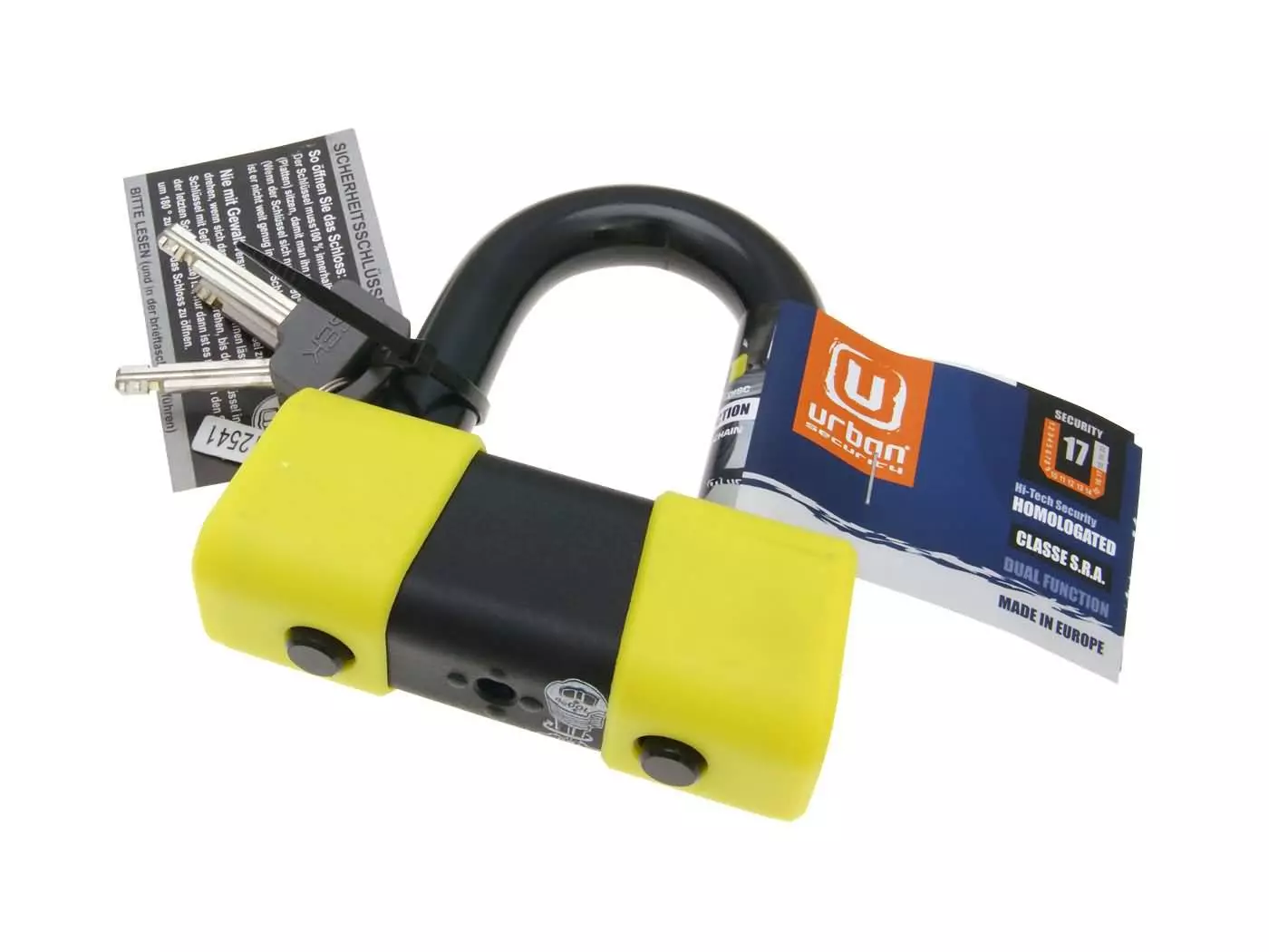 Buy now: U-lock High Security Urban Security Mini D=18mm, 75x48mm U-lock High Security Urban Security Mini D=18mm, 75x48mm