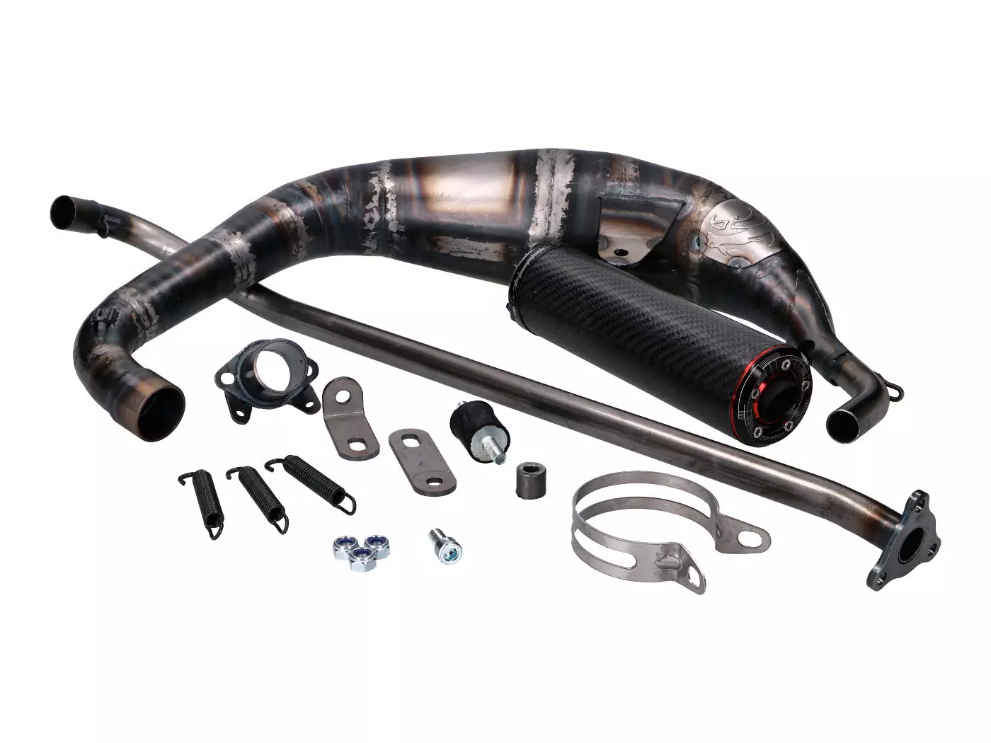 Buy now: Exhaust VOCA Carbon 80cc For Aprilia RS 50 D50B, Derbi GPR 50 Racing D50B Exhaust VOCA Carbon 80cc For Aprilia RS 50 D50B, Derbi GPR 50 Racing D50B