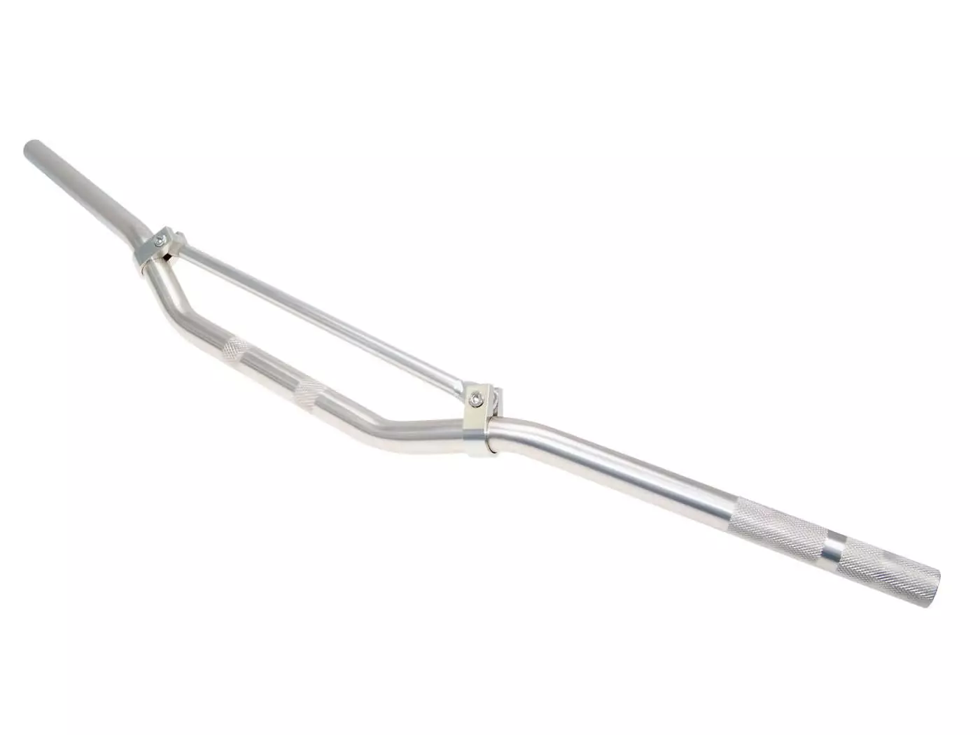 MX Handlebar Aluminum With Cross Brace Silver 22mm - 810mm = 37334