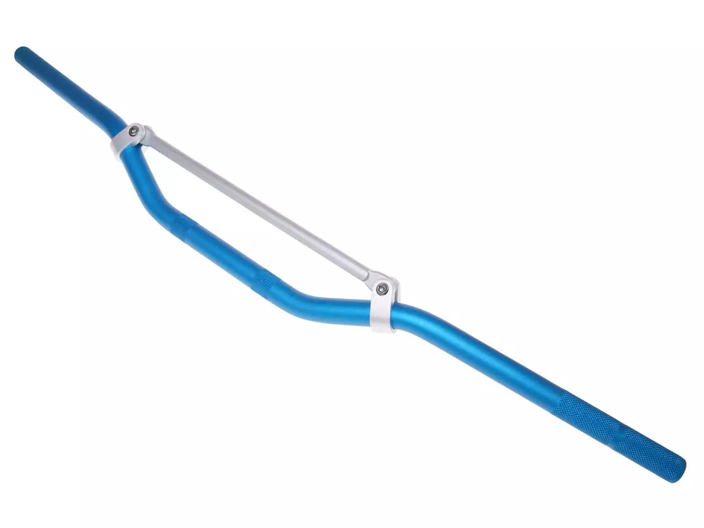 MX Handlebar Aluminum With Cross Brace Blue 22mm - 810mm