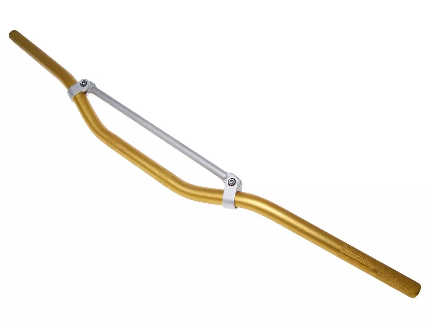 MX Handlebar Aluminum With Cross Brace Gold 22mm - 810mm