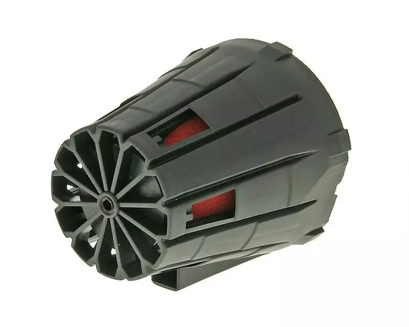 Air Filter Boxed Racing 28-35mm (incl. Adapter) Straight Version Red Filter, Black Housing
