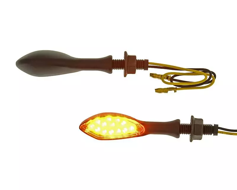 Buy now: Indicator Light Set M8 Thread LED Black Palpebra Clear Glass Indicator Light Set M8 Thread LED Black Palpebra Clear Glass