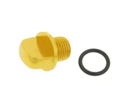 Oil Filler Screw / Oil Screw Plug Aluminium Gold For Minarelli