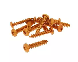 Fairing Screws Anodized Aluminum Orange - Set Of 12 Pcs - M6x30