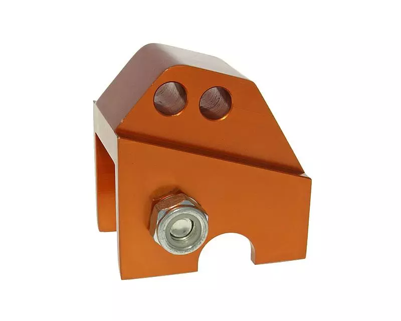 Shock Extender CNC 2-hole Adjustable Mounting - Orange For Piaggio
