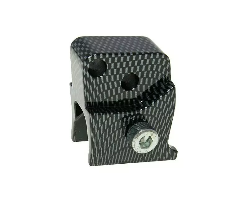 Shock Extender CNC 2-hole Adjustable Mounting - Carbon Look For Peugeot Horizontal