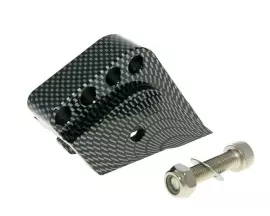 Shock Extender CNC 4-hole Adjustable Mounting - Carbon Look For Peugeot Vertical