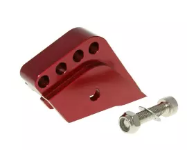 Shock Extender CNC 4-hole Adjustable Mounting - Red For Peugeot Vertical