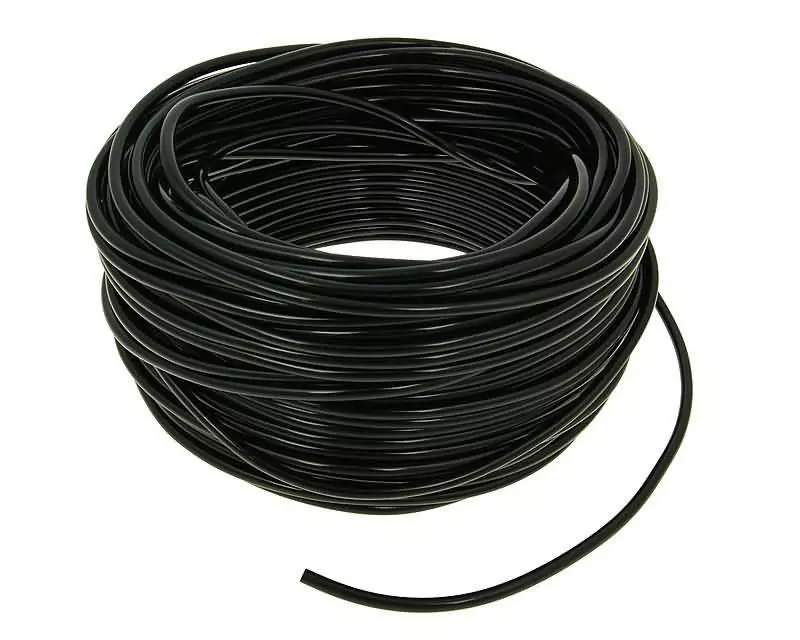 Vacuum Hose / Oil Tube CR Black 50m Reel - 2.5x5mm